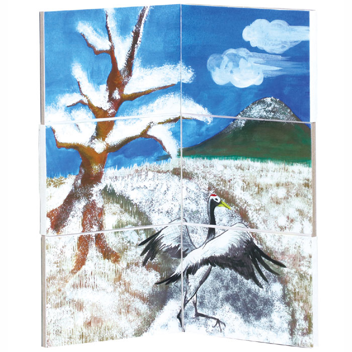 楽天市場】手作りからくり屏風 びょうぶ 絵 絵本 アート 美術 図工