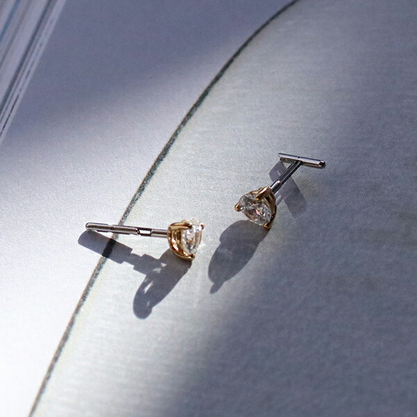 楽天市場】Baqless (バックレス) ピアス オネスティー 4mm ゴールド