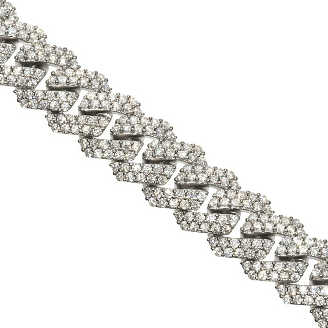 楽天市場】モアサナイト .925Silver 12mm ／20cm マイアミ