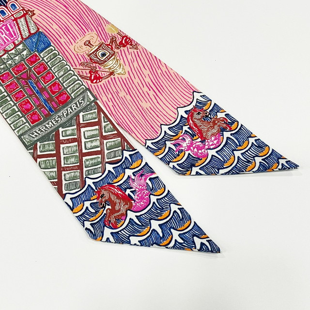 楽天市場】HERMES エルメス ツイリー スーパー・シルク・クエスト