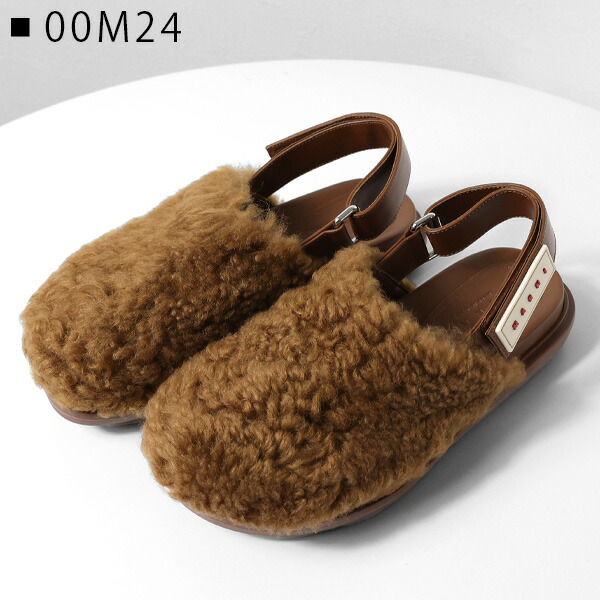 楽天市場】MARNI マルニ Shearling Sandal フスベットサボ シアリング
