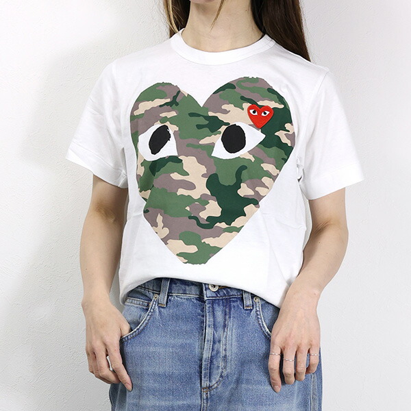 楽天市場】COMME des GARCONS コムデギャルソン Play Camouflage Heart