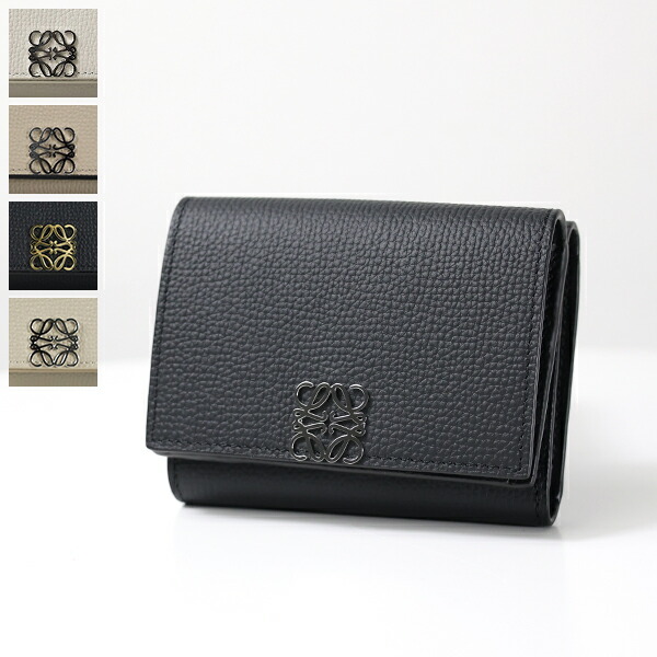 楽天市場】LOEWE ロエベ 三つ折り財布 Anagram Tri-Fold Wallet