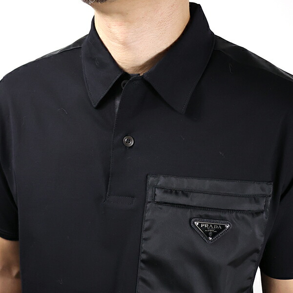 楽天市場】PRADA プラダ ポロシャツ Stretch Cotton Polo Shirt UJN703