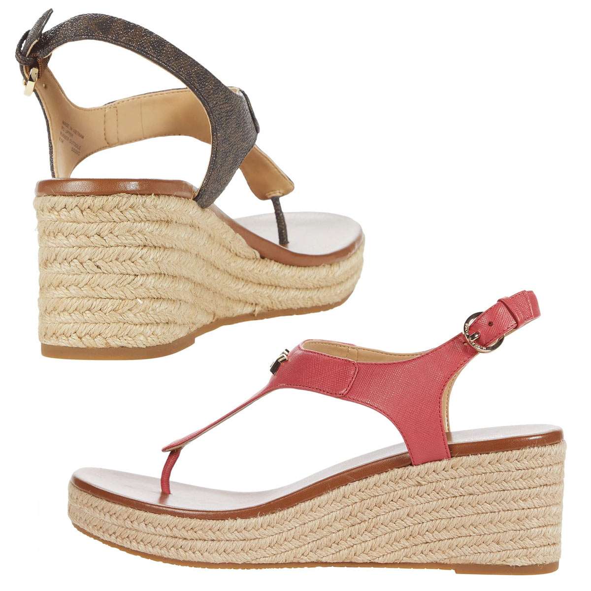 楽天市場】マイケルコース サンダル エスパドリーユ 厚底 ウェッジ