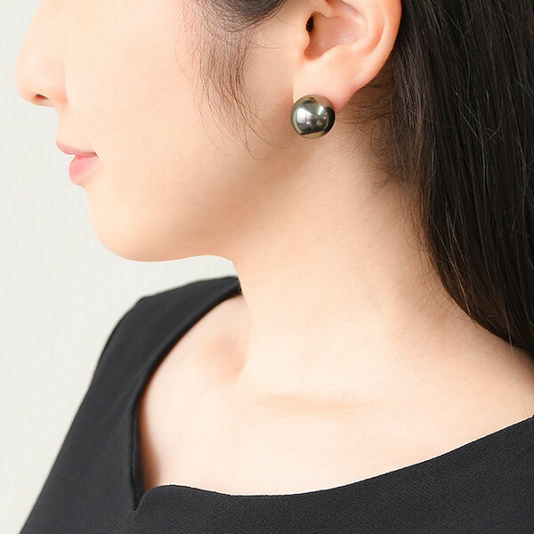 楽天市場】特大 14mm 黒蝶真珠 ピアス/イヤリング 鑑別書付 存在感放つ