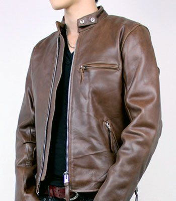 楽天市場】XS~7L 牛革 シングルライダース ジャケット カウレザー 本革
