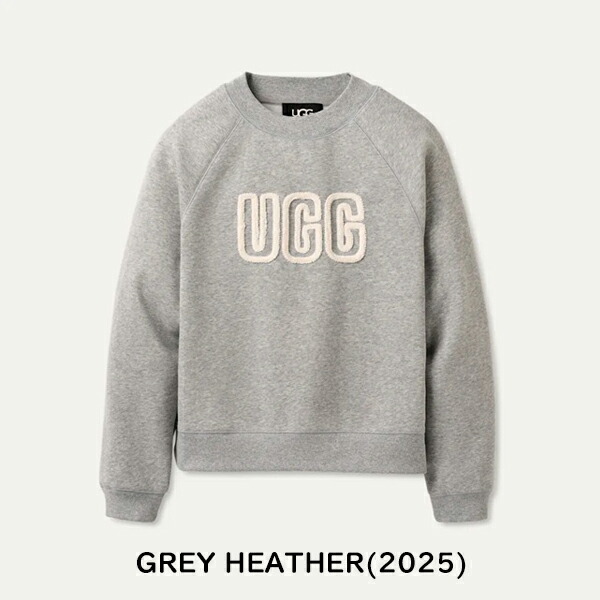 楽天市場】【UGG】アグ MADELINE FUZZY LOGO CREWNECK SWEATSHIRT