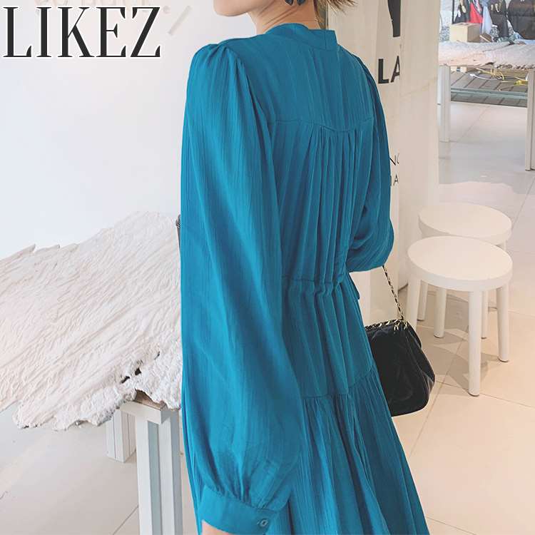 楽天市場】ワンピース 長袖 レディース トップス 春 秋 おしゃれ