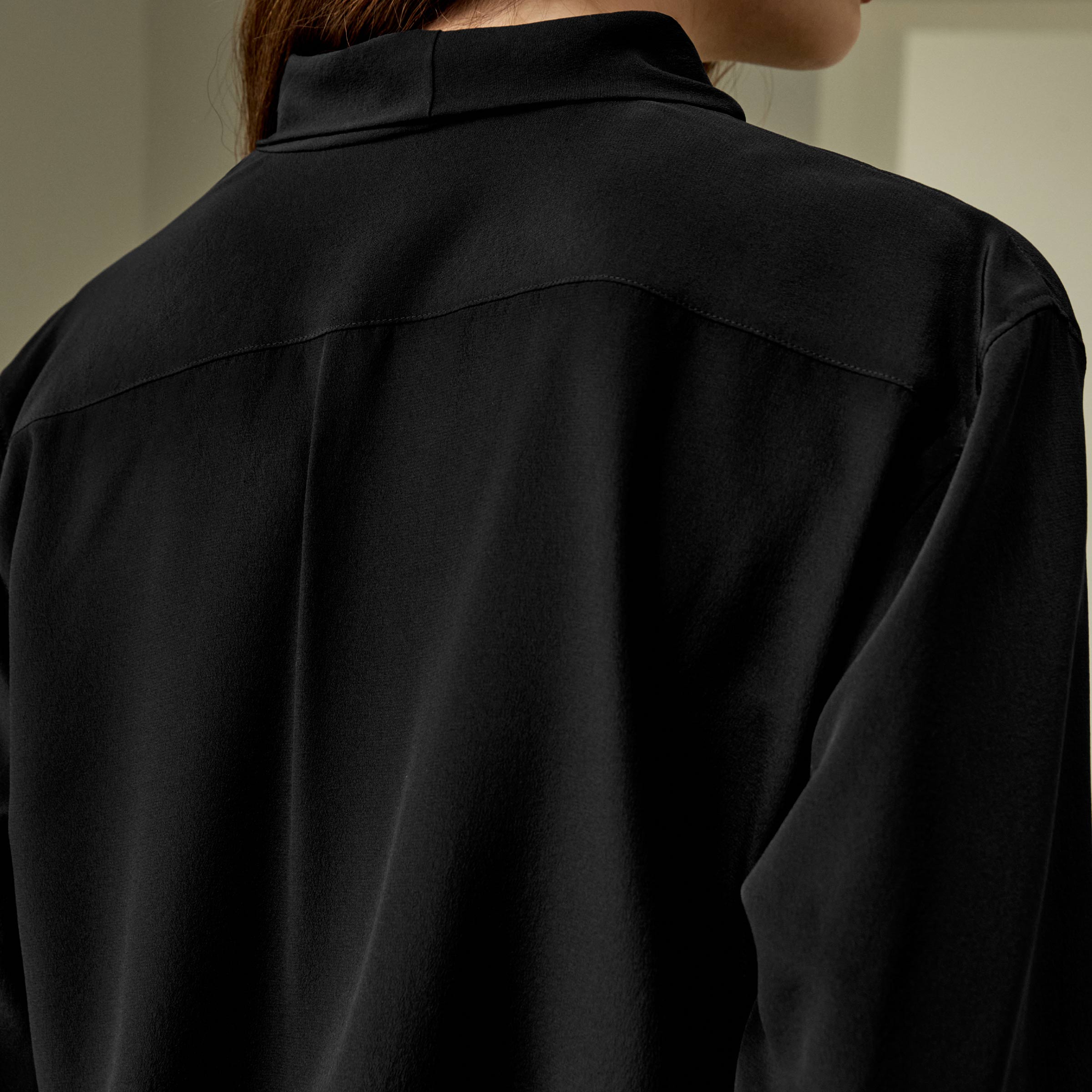 楽天市場】LILYSILK シルク ブラウス シャツ レディース ボウタイ付き