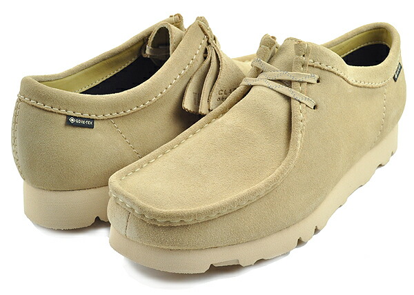 楽天市場】CLARKS WALLABEE GORE-TEX MAPLE SUEDE 26172074 クラークス