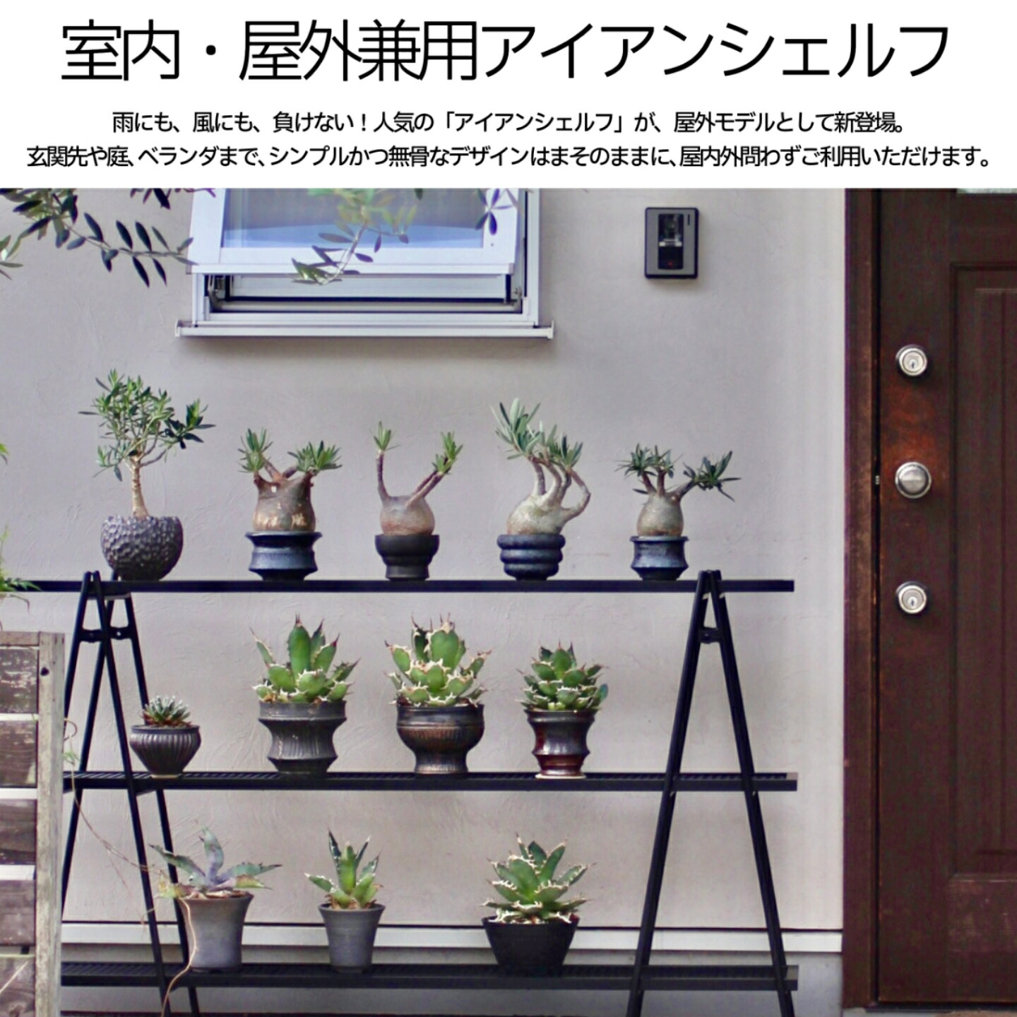 楽天市場】アイアンシェルフ屋内外兼用 ironshelf アイアン ラック 棚