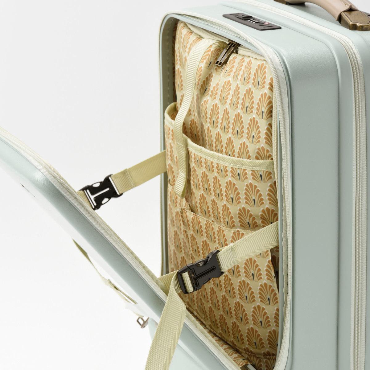 楽天市場】MILESTO キャリーケース キャビンサイズ フロントポケット