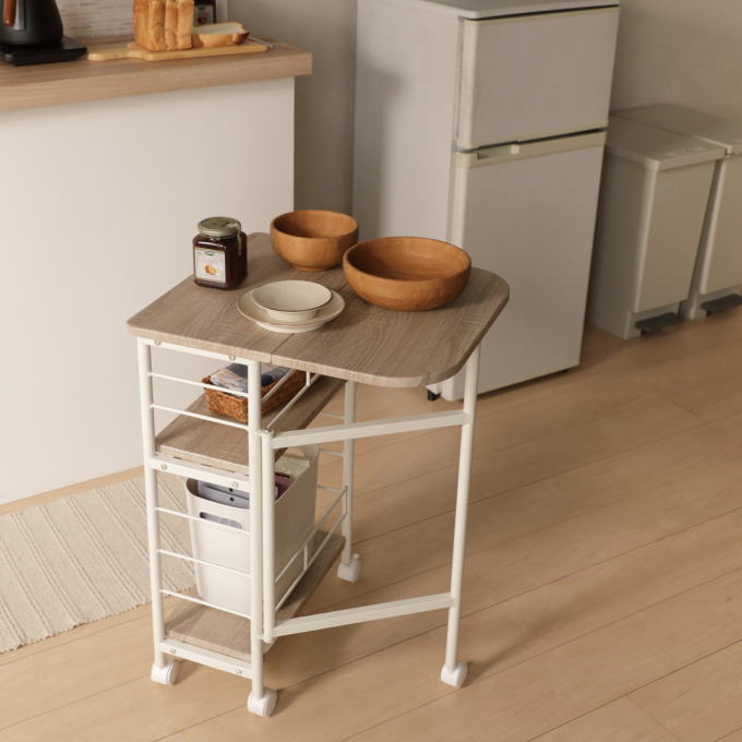 楽天市場】【SALE ポイント5倍】バタフライ キッチン ワゴン