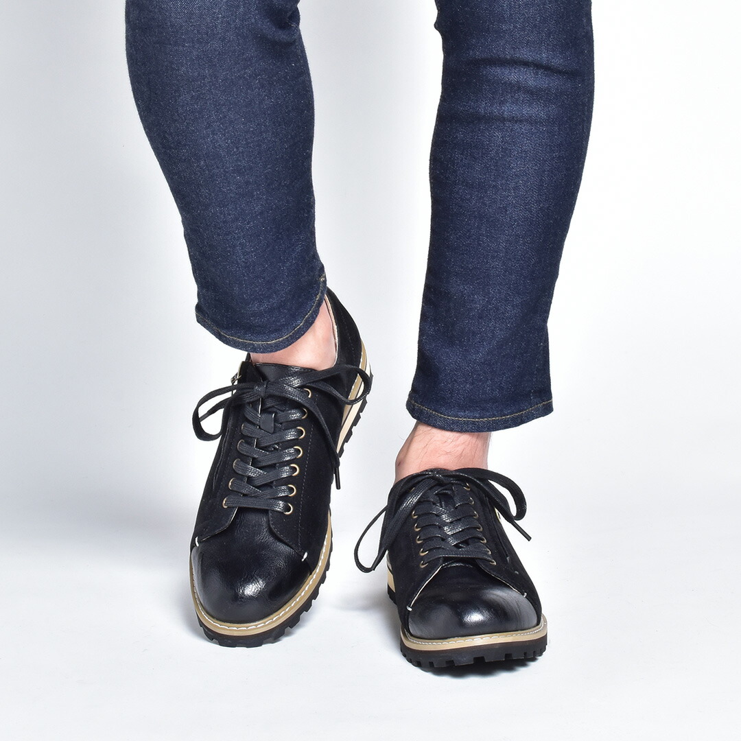 楽天市場】カジュアルシューズ メンズ スエード おしゃれ サイドジップ