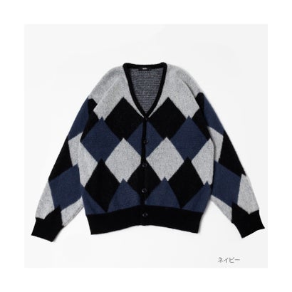 楽天市場】アーガイル カーディガン（カラーブルー）（メンズ