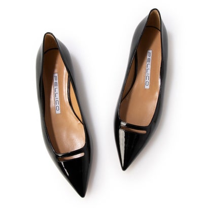 楽天市場】ペリーコ PELLICO ANIMA ANELLI フラットパンプス （BLACK