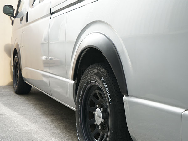 楽天市場】トヨタ ハイエース 200系 20mm オーバーフェンダー マット