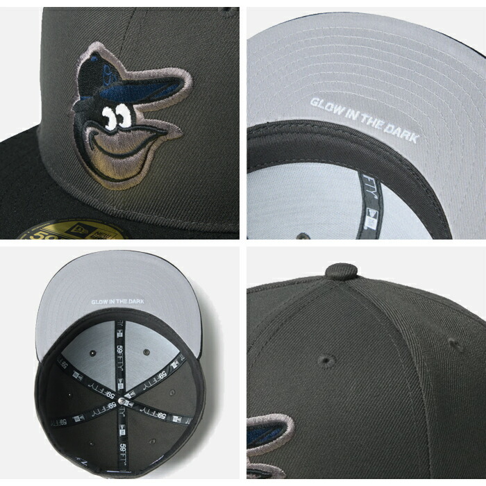 楽天市場】NEW ERA ニューエラ 59FIFTY MLB Glow in the Dark CAP 59