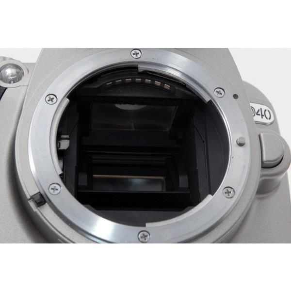 楽天市場】【中古】ニコン Nikon D40 ダブルズームセット シルバー 美