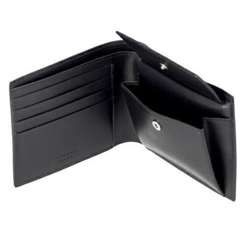 楽天市場】フェラガモ 二つ折り財布 メンズ ブラック FERRAGAMO 661329