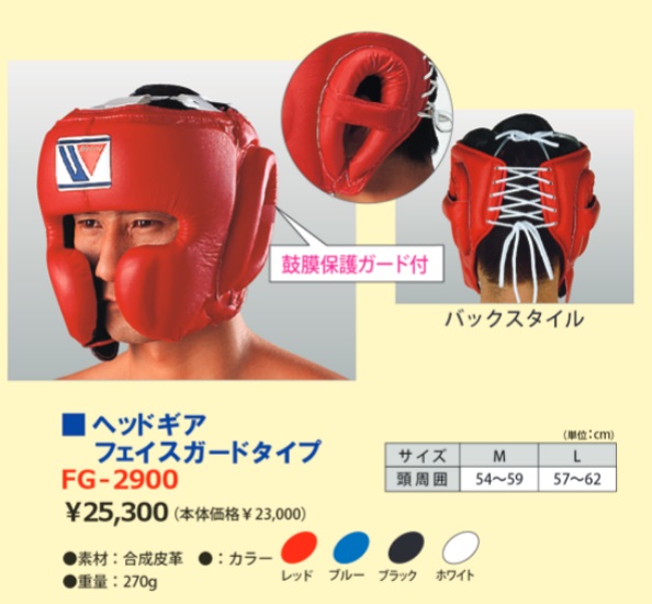 楽天市場】Winning ボクシング ヘッドギア フェイスガードタイプ