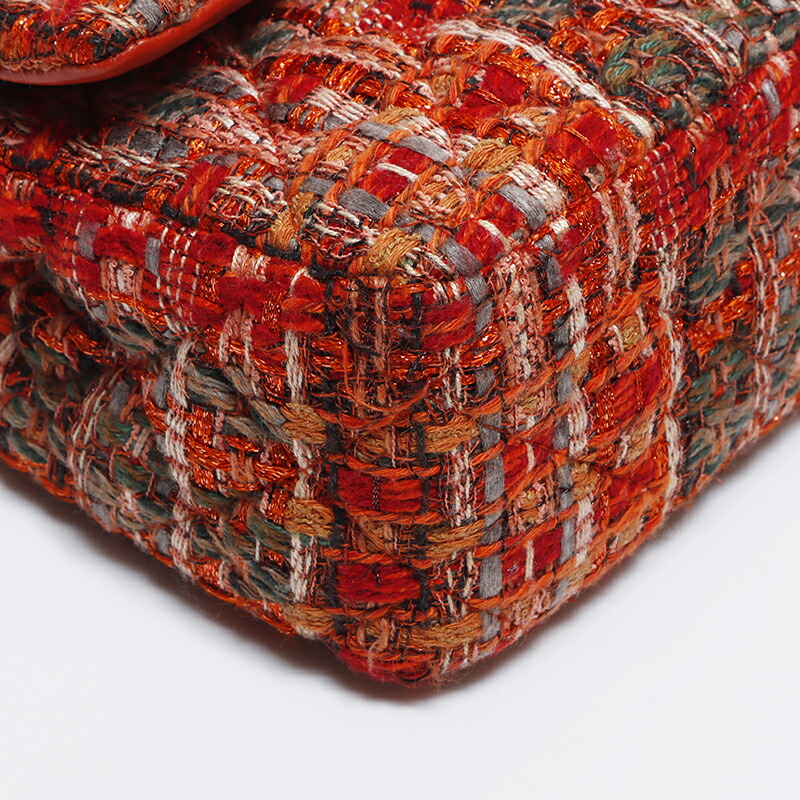 楽天市場】シャネル CHANEL ツイード 2020s ダブルフラップ チェーン