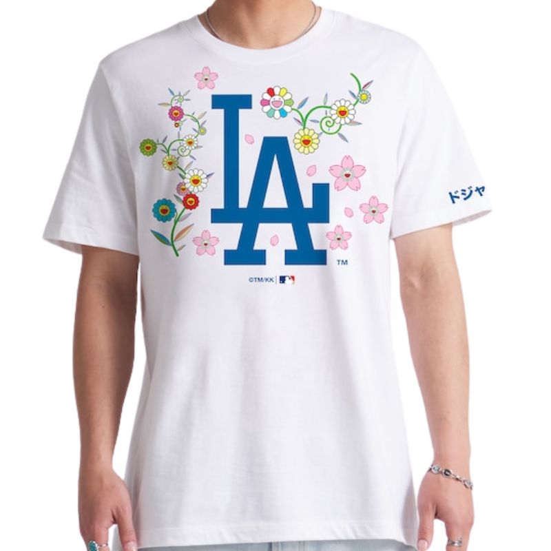楽天市場】【クーポン配信中】村上隆 ×ドジャース Tシャツ 白 ホワイト