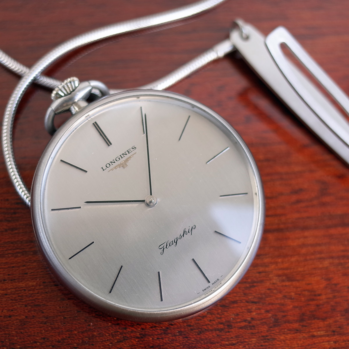 楽天市場】ロンジン 懐中時計 フラッグシップ シンプル 薄型 手巻 41mm