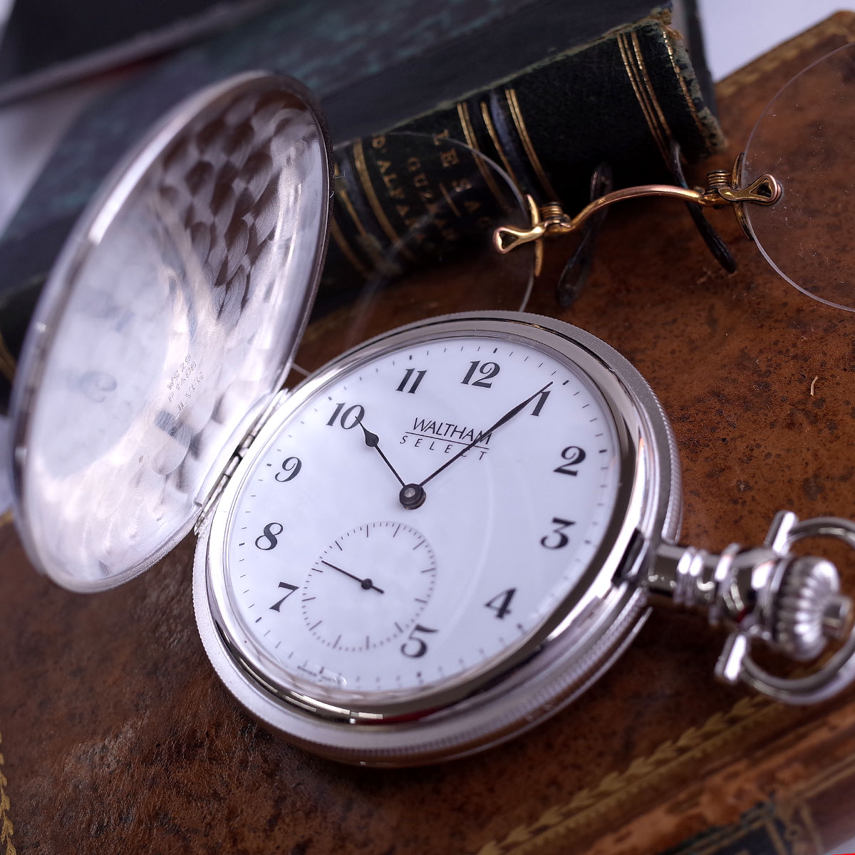 楽天市場】美品 ウォルサム SLV925 懐中時計 シルバー ハンターケース