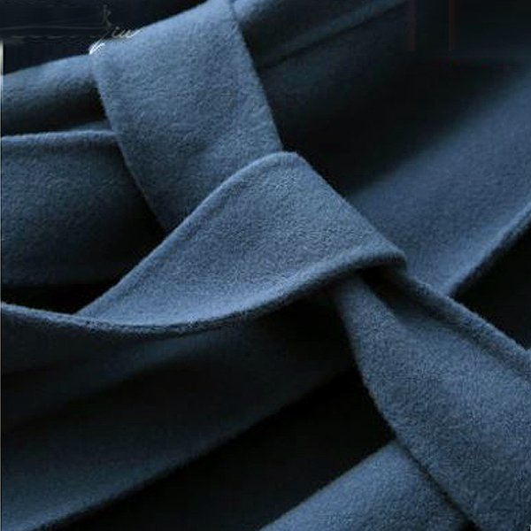 楽天市場】上品ロングコート ウール リバーコート ダブルフェイス