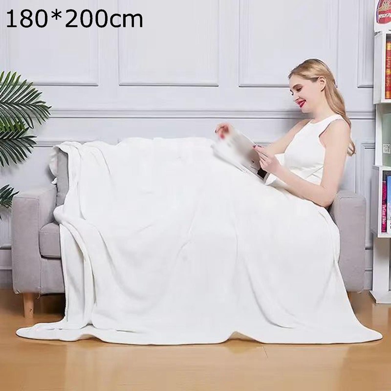 楽天市場】白 ブランケット 毛布 膝掛け 掛け毛布 マルチカバー 大判