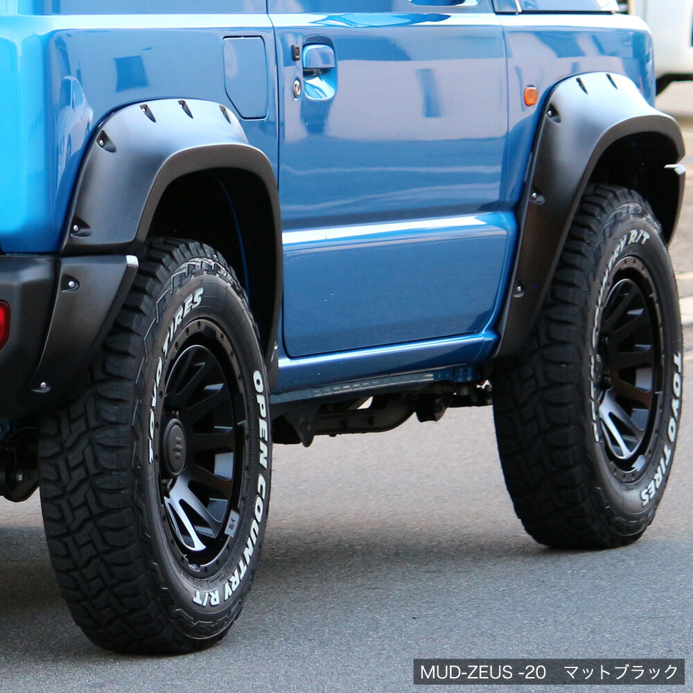 楽天市場】ジムニー ホイール 4本セット MUD-ZEUS 16インチ 5.5J -20