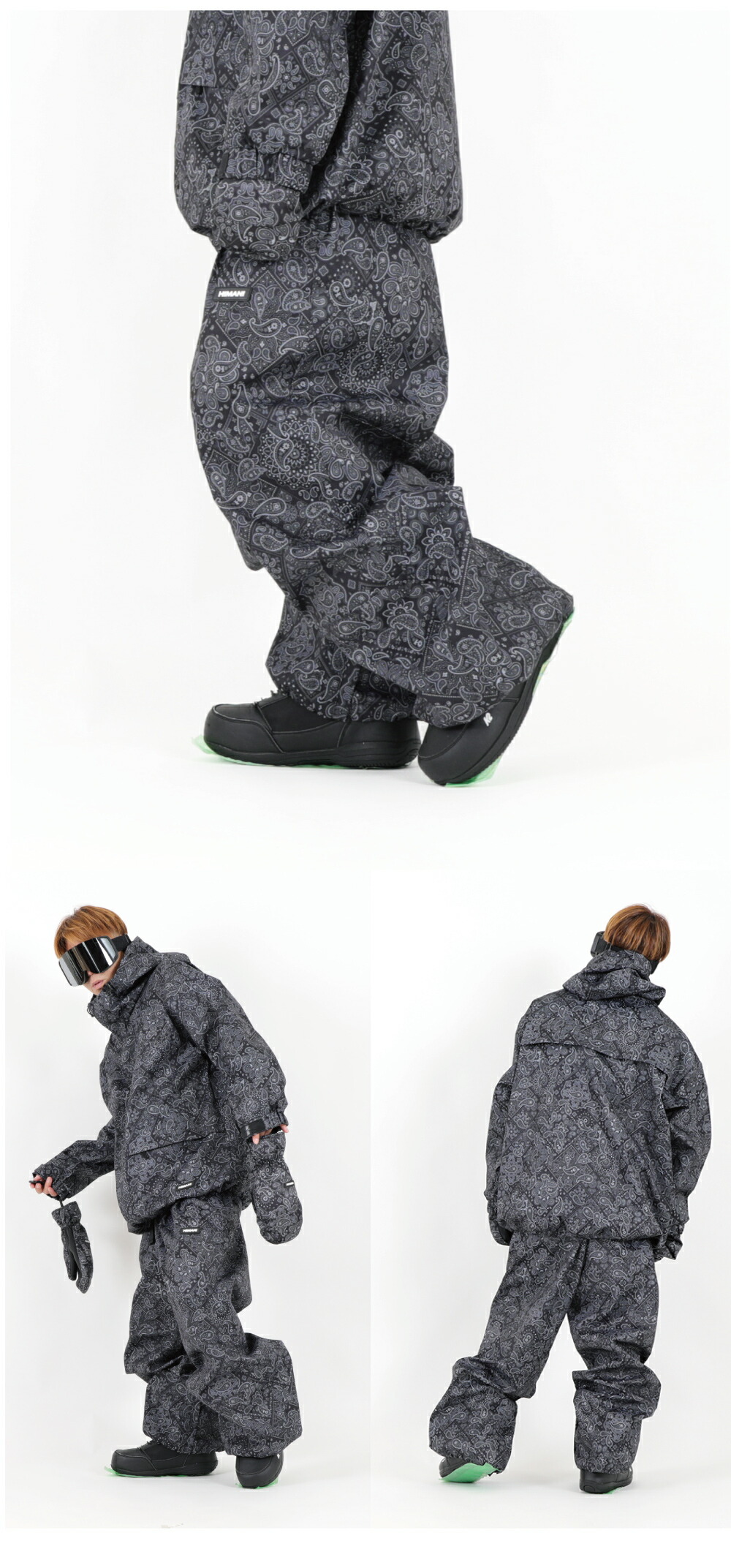 楽天市場】スノーボードウェア メンズ レディース オーバーサイズ