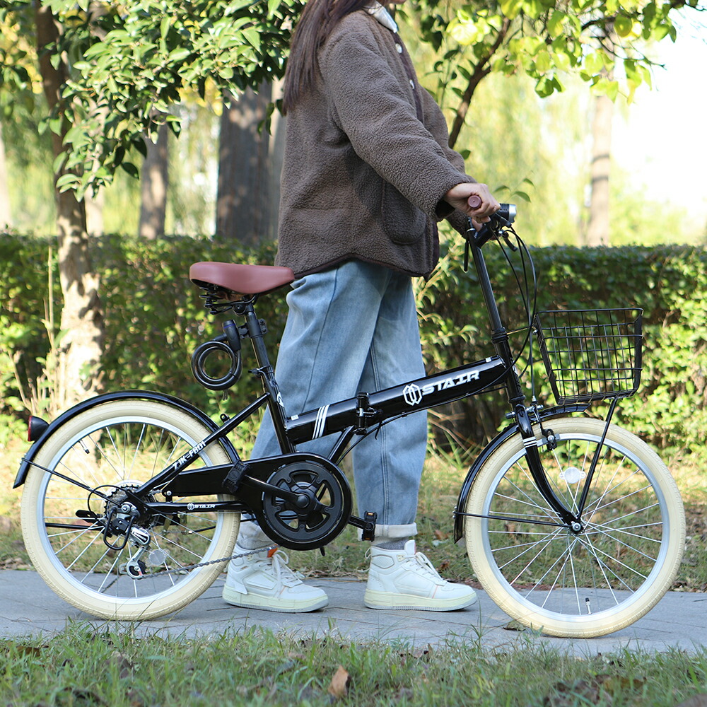 楽天市場】【800円OFFクーポン】折りたたみ自転車 20インチ シマノ6段