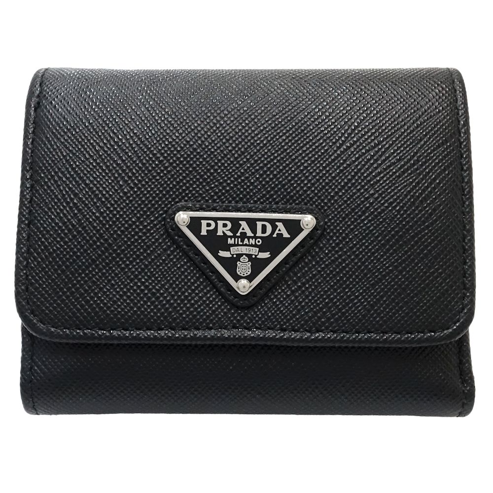 楽天市場】PRADA プラダ 三つ折り財布 1MH043 コンパクトウォレット