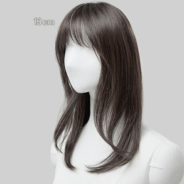 楽天市場】自然 つむじウィッグ 手植え トップカバー『シースルー