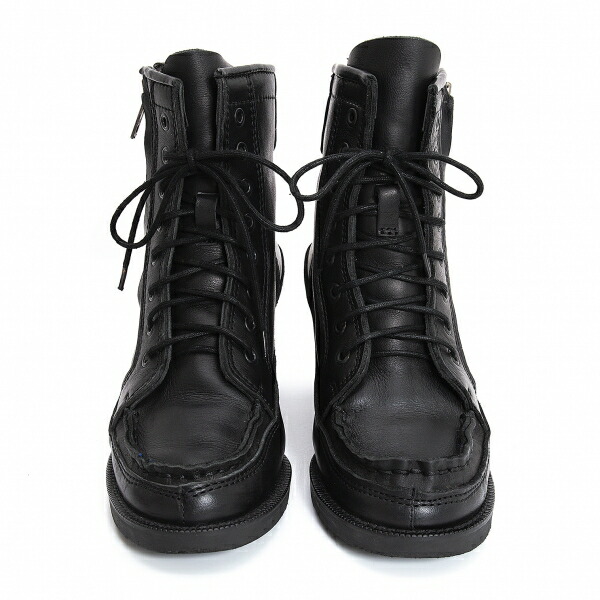 楽天市場】【中古】 ズッカzucca レザーサイドジップレースアップ