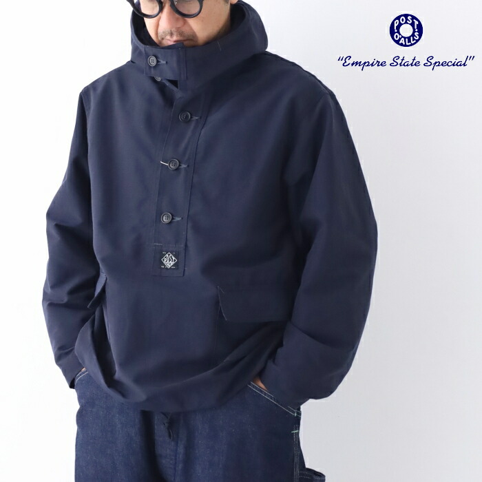 楽天市場】ポストオーバーオールズ 60/40 ネイビーパーカー (1105 SFN
