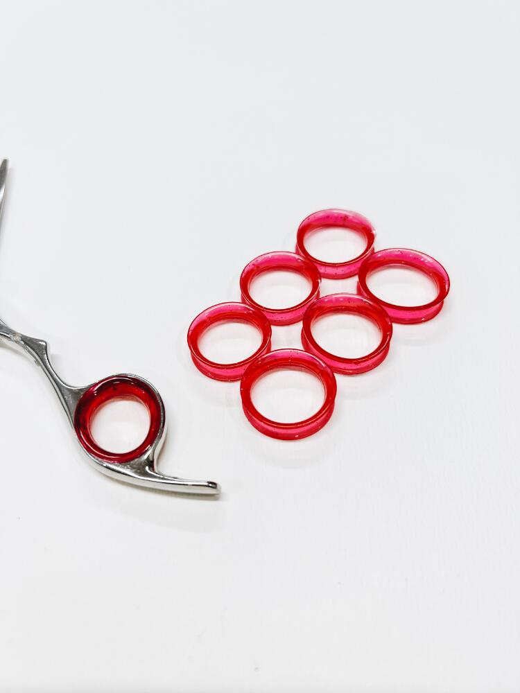 楽天市場】シザーリング / POCKE / 5色 指穴調整用リング 美容師 理容