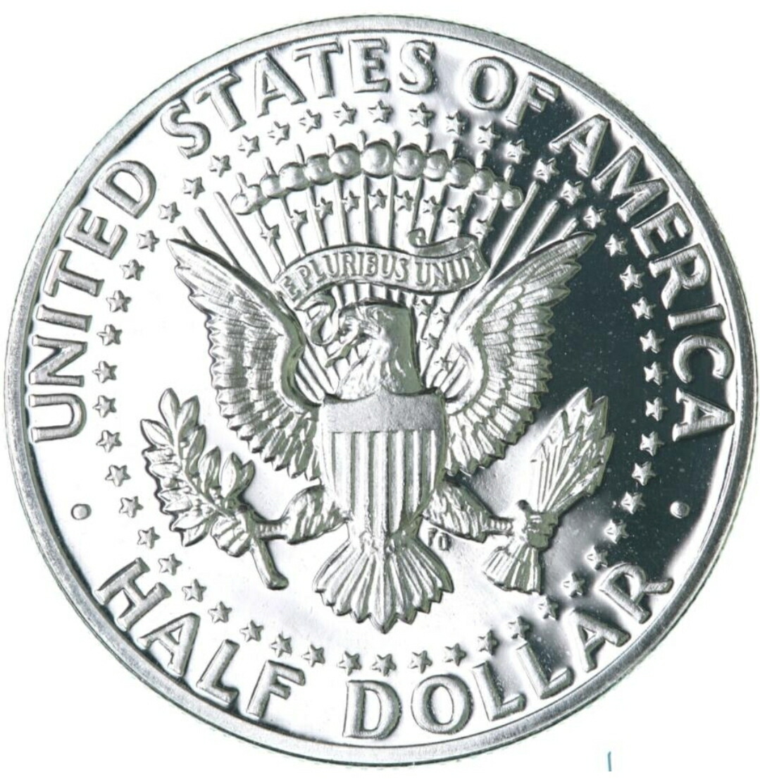 楽天市場】【1964年 銀90％ プルーフ 未使用】 銀貨 ケネディ