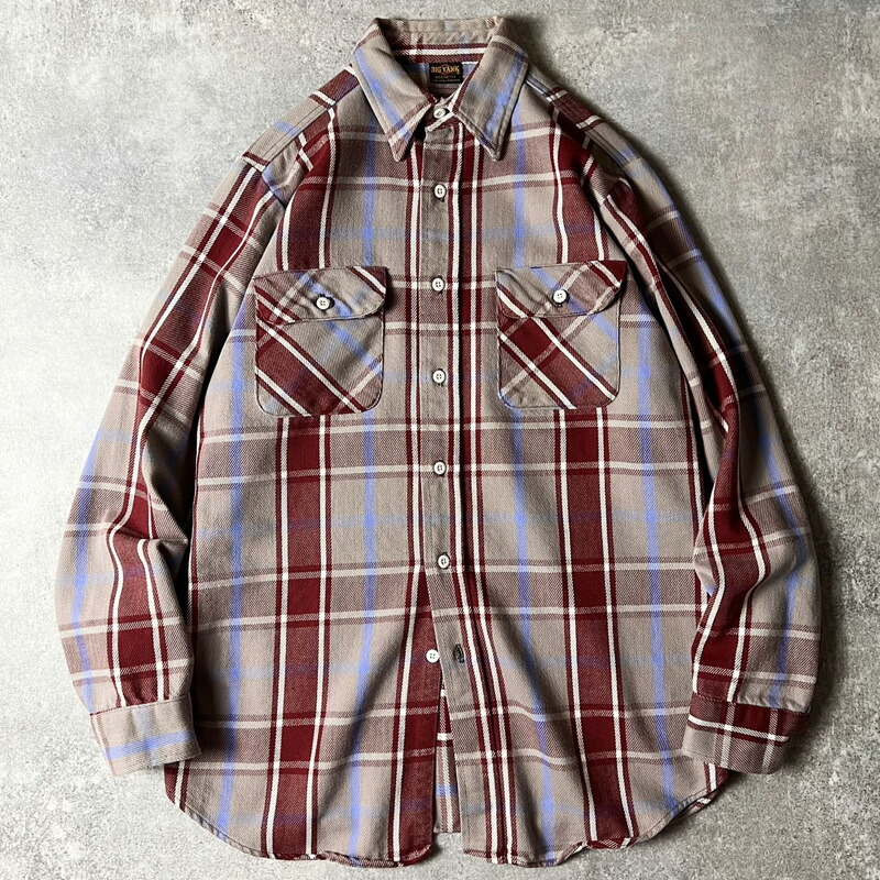楽天市場】70s BIG YANK チェック 長袖 ヘビー フランネル シャツ / 70
