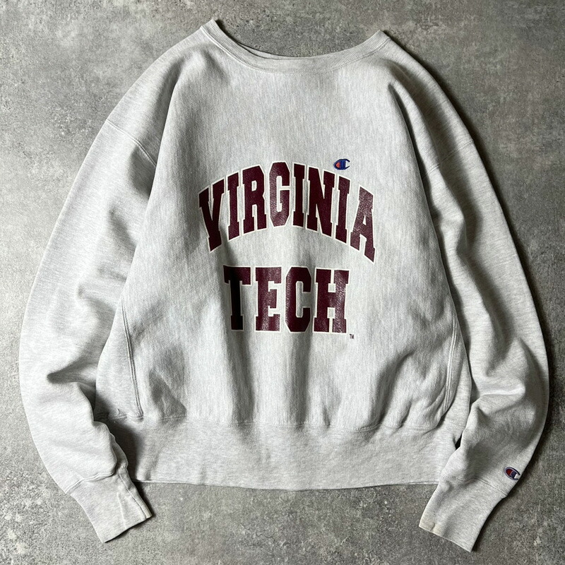 楽天市場】90s Champion 2段 カレッジ プリント リバースウィーブ