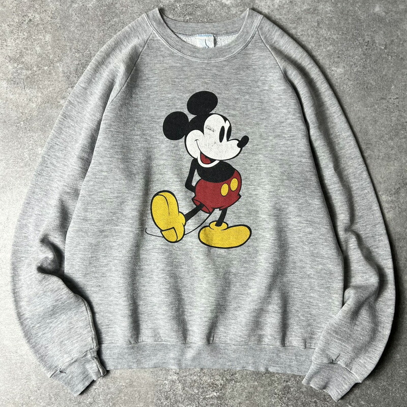 楽天市場】80s ディズニー オフィシャル ミッキー プリント スウェット