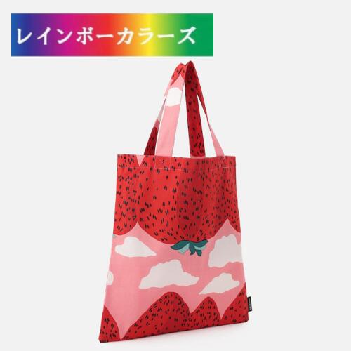 楽天市場】マリメッコ MANSIKKAVUORET（イチゴの山） トートバッグ