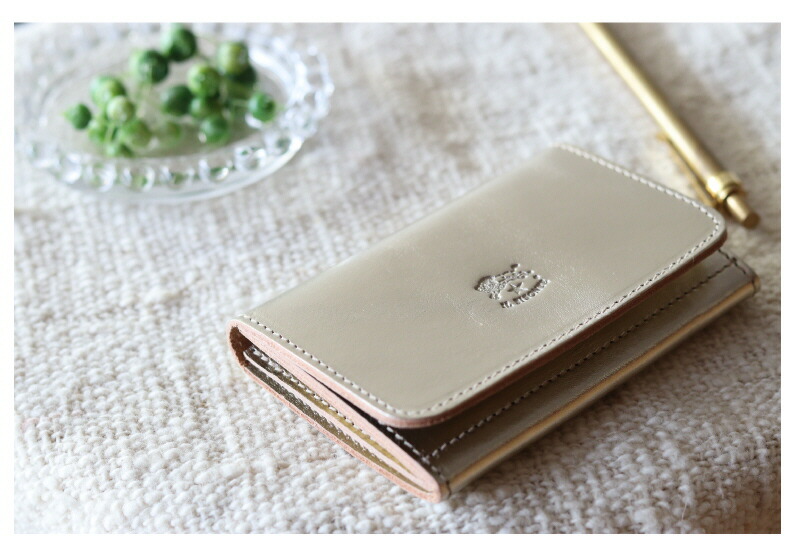 楽天市場】（ イルビゾンテ IL BISONTE ） （ メタリックレザー 名刺