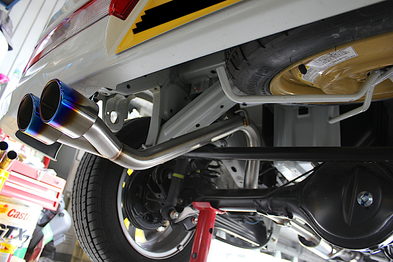 楽天市場】エブリィ ワゴン マフラー ABA-DA17W 2WD 4WD ターボ車 2本