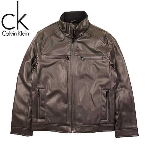 楽天市場】カルバンクライン アウター メンズ PU レザージャケット S