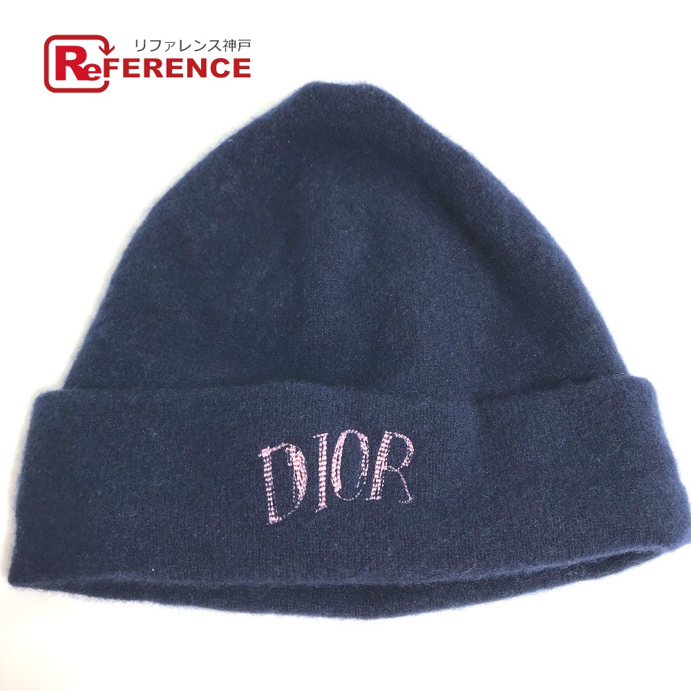 楽天市場】Dior ディオール 013MB10AT995 ロゴ ビーニー 帽子 ニット帽