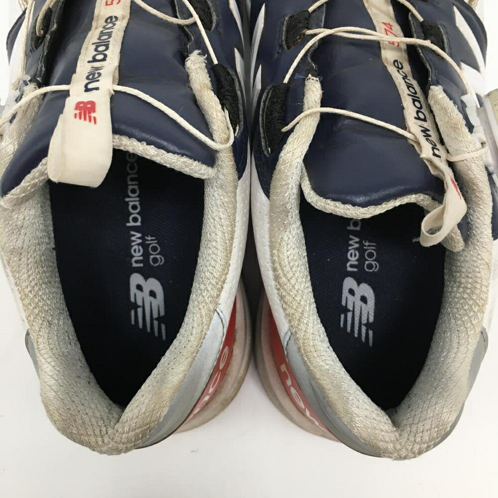 楽天市場】ニューバランス ゴルフシューズ 白×ネイビー BOA スパイク